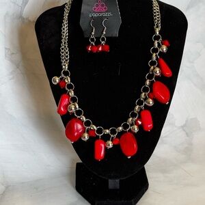 Paparazzi Red Necklace